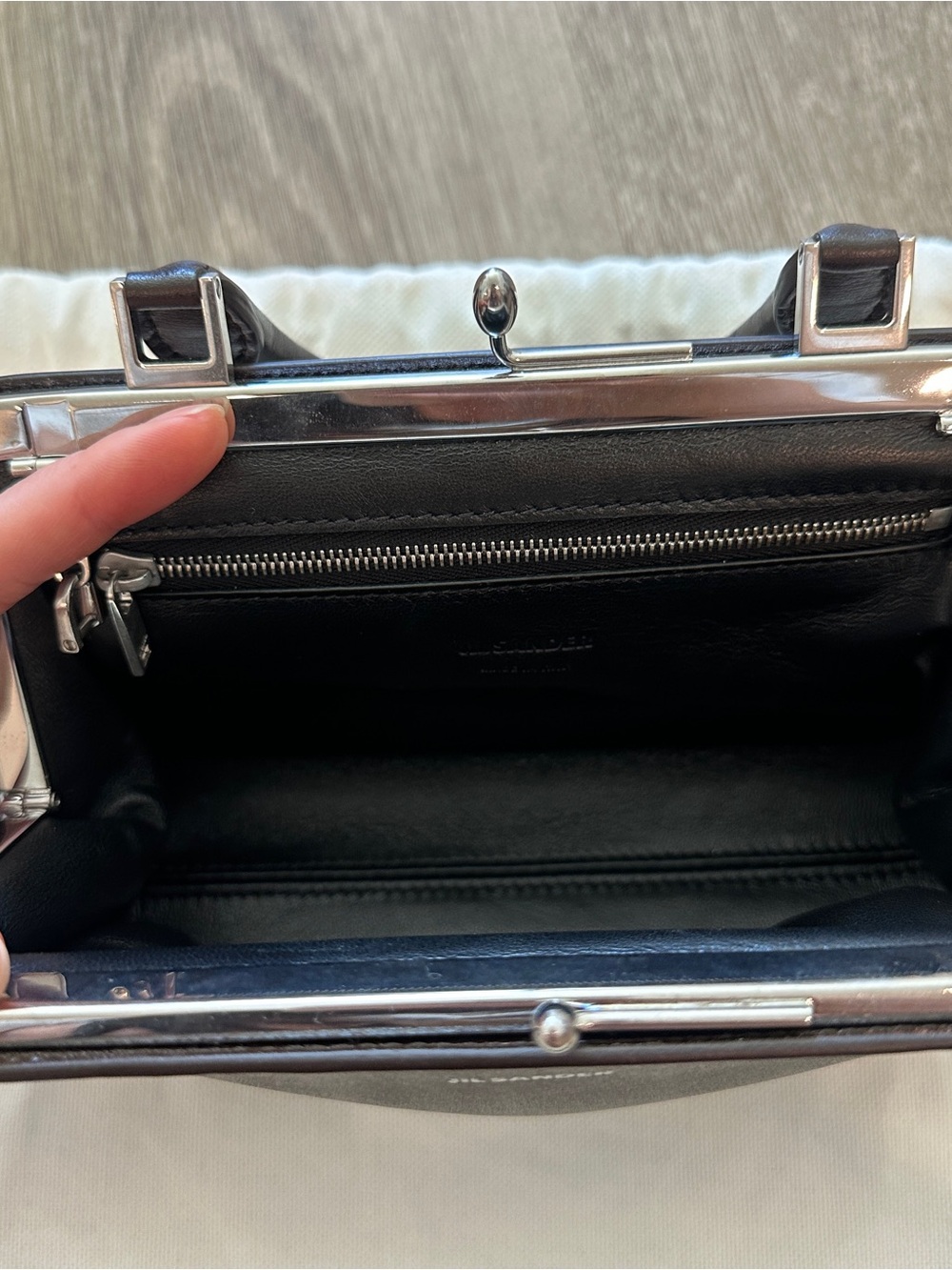 Jil Sander Mini Brown Goji Bag - Picture 7 of 7